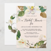 Muted Boho Floral Waterverf Foliage Vrijgezellenfe Kaart (Voorkant / Achterkant)