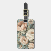 Muted Botanical Dream Bagagelabel (Voorkant verticaal)