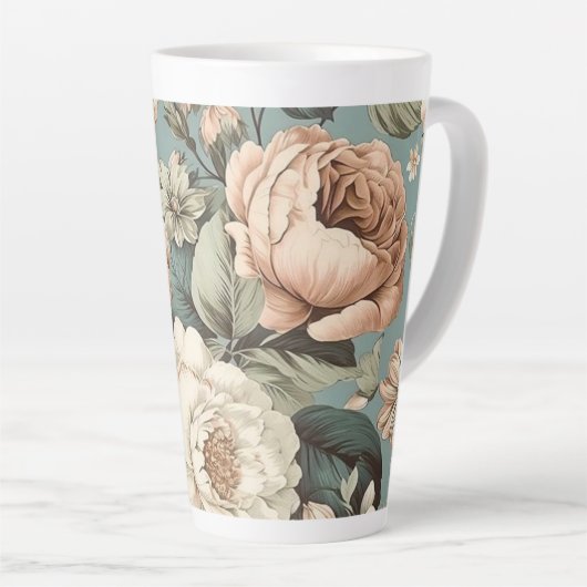 Muted Botanical Dream Latte Mok (Rechterhoek)