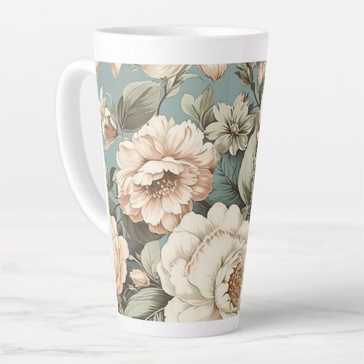 Muted Botanical Dream Latte Mok (Linkerhoek)