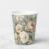 Muted Botanical Dream Papieren Bekers (Achterkant)