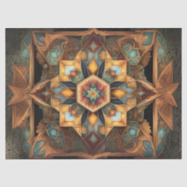Muted Color Mandala decoupage Tissuepapier