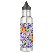 Muted Colorful Flowers Boho flower  Waterfles (Links)