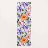 Muted Colorful Flowers Boho flower  Yogamat (Achterkant)