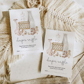 Muted Earth Tone Baby kwekerij Speelgoed Luier Raf Informatiekaartje