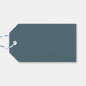 Muted Elegance - Slate Blue Gift Labels Cadeaulabel (Achterkant Horizontaal)