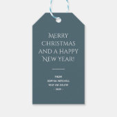 Muted Elegance - Slate Blue Gift Labels Cadeaulabel (Voorkant)