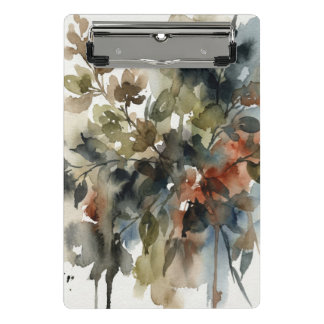 Muted Forest Watercolor Mini Klembord