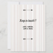 Muted Gold We hebben verhuisd - Texas Moving Kaart (Achterkant)