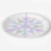 Muted Harlequin Snowflake Melamine Bord (Gekanteld)
