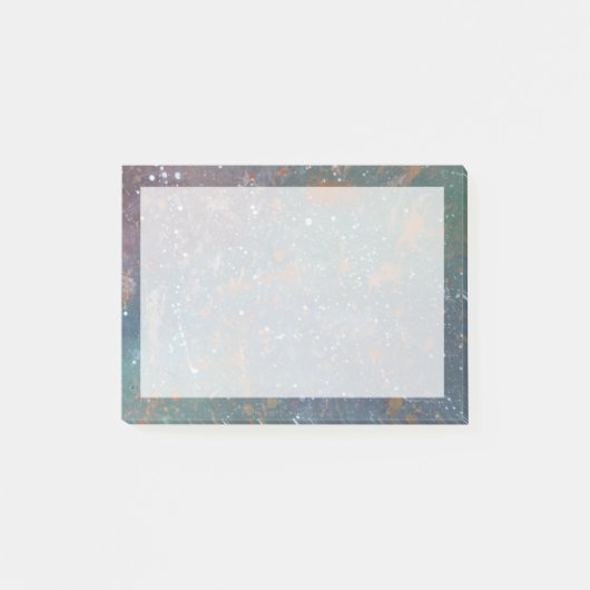 Muted Jewel Tones | Wit-platform voor bewerkte kle Post-it® Notes (Voorkant)