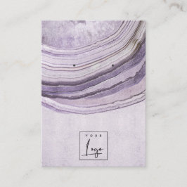 Muted Mauve Agate Earthy Ketting Earthy Verharding Visitekaartje