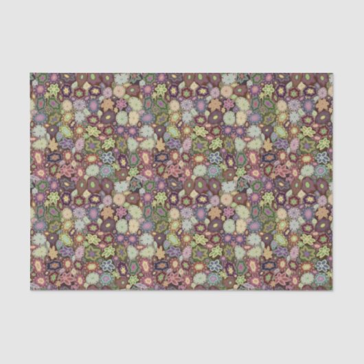 Muted Millefiori Tissuepapier (Voorkant)