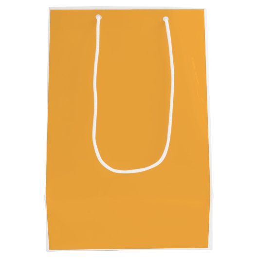 Muted Orange Background Texture for Web and Print Medium Cadeauzakje (Achterkant)