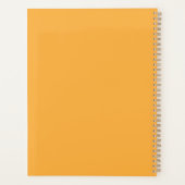 Muted Orange Background Texture for Web and Print Planner (Achterkant)