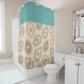 Muted Paisley Shower Curtain Douchegordijn (In situ)