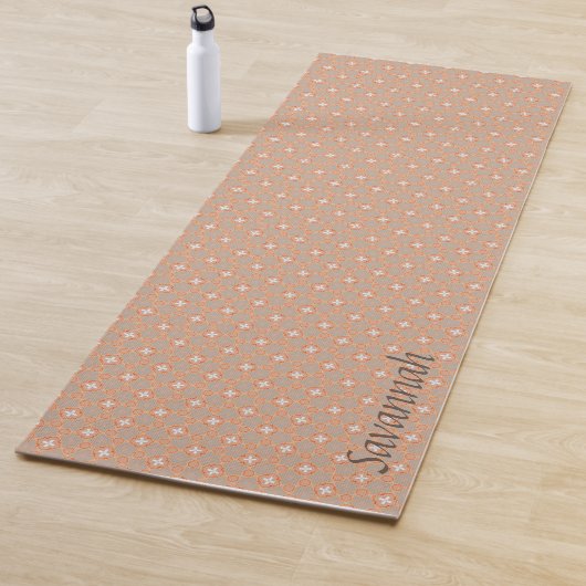 Muted Pattern Yoga Mat (In situ)