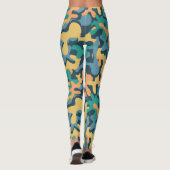 Muted Rainbow Signature Camo Leggings (Achterkant)