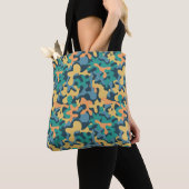 Muted Rainbow Signature Camo Tote Bag (Dichtbij)