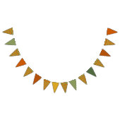 Muted Retro Seventies Groovy Rainbow Heart Vlaggetjes (Alle)