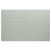 Muted Sage Green And White Wildflower Pattern Stof (Yard (91,4 cm))