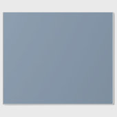 Muted Slate Blue Gray Spring Summer Trending Color Cadeaupapier (Vlak)