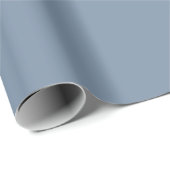 Muted Slate Blue Gray Spring Summer Trending Color Cadeaupapier (Rol Hoek)