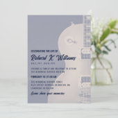 Muted Slate Tones Gitaar Vieren Het Leven Kaart (Staand voorkant)