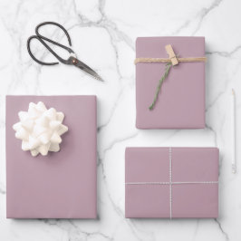 Muted Soft Grayish Pink Rose Spring Trending Color Inpakpapier Vel