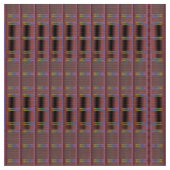 Muted Somber Burgundy Abstract-Patterned Fabric Stof (Close Up)