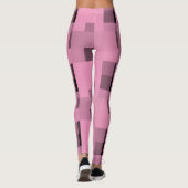 Muted Taupe/Black Pattern Leggings (Achterkant)