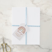 Muted Tones Boho Rainbow Hartelijk dank voor de kl Cadeaulabel (Met Touw)