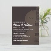 Muted Tones Gitaar Vieren Het Leven Kaart (Staand voorkant)