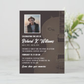 Muted Tones Gitaarfoto Vieren van het leven Kaart (Staand voorkant)