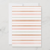 Muted Tones Teddy Bear Beary First Birthday Kaart (Achterkant)