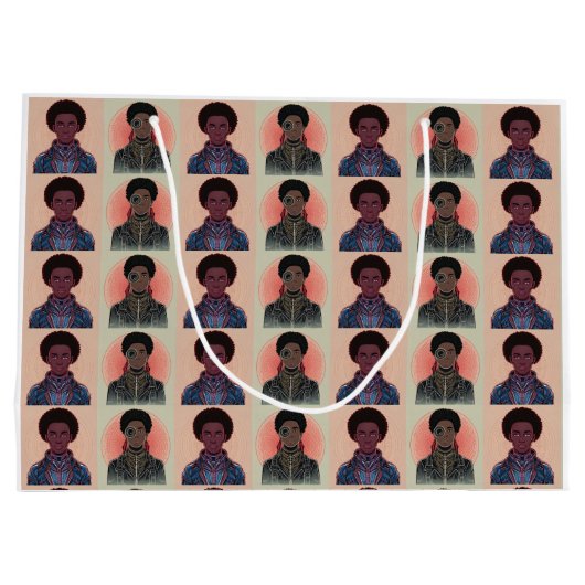 MutedColor Afrofuturist Kings Groot Cadeauzakje (Achterkant)