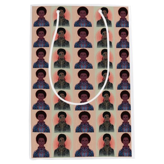 MutedColor Afrofuturist Kings Medium Cadeauzakje (Voorkant)