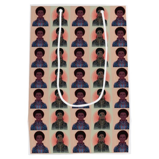 MutedColor Afrofuturist Kings Medium Cadeauzakje (Achterkant)