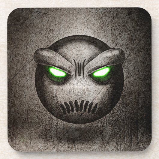 Mutemoji Vintage Bier Onderzetter (Voorkant)