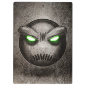 Mutemoji Vintage-witruimte Klembord (Achterkant)