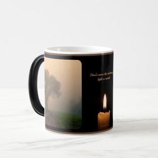 Muterande mugg — In memoriam Magische Mok (Voorkant links)