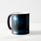 Muterande mugg — Jesus Magische Mok (Voorkant links)