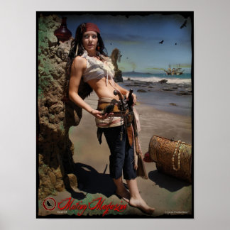 Mutiny Magazine Kwestie 3 Achterste Hoesje Pinup ( Poster