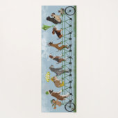 Mutley Crew op Tandem Yogamat (Achterkant)