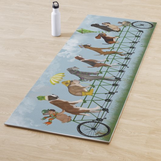 Mutley Crew op Tandem Yogamat (In situ)