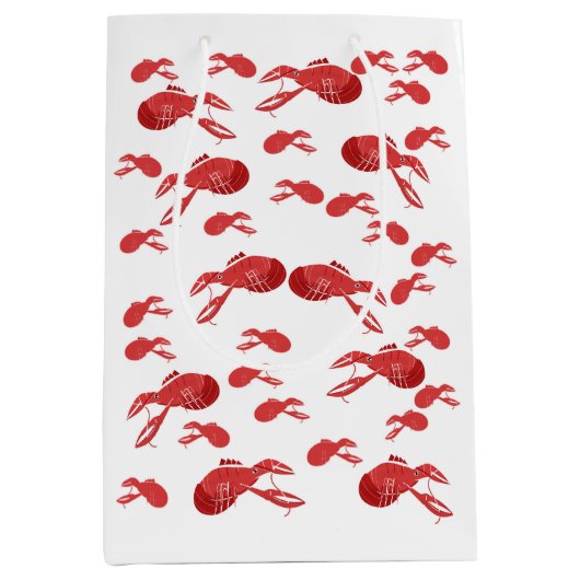 Mutli-Crawfish rapping Paper Medium Cadeauzakje (Voorkant)