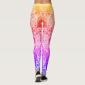 Mutli Fancy ontwerp voor kleur Leggings (Achterkant)