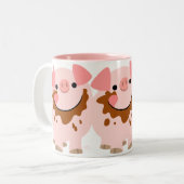 Muts Cocolad Cartoon Varken Mok (Voorkant links)