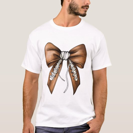 Muts Coquette Strik Muts Cute Muts Wedstrijddag T-shirt (Voorkant)