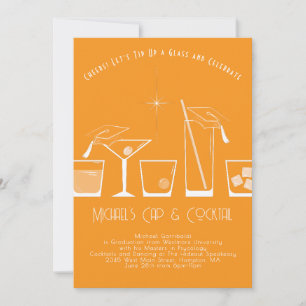 Muts en Cocktails Afstudeerfeest Oranje Kaart